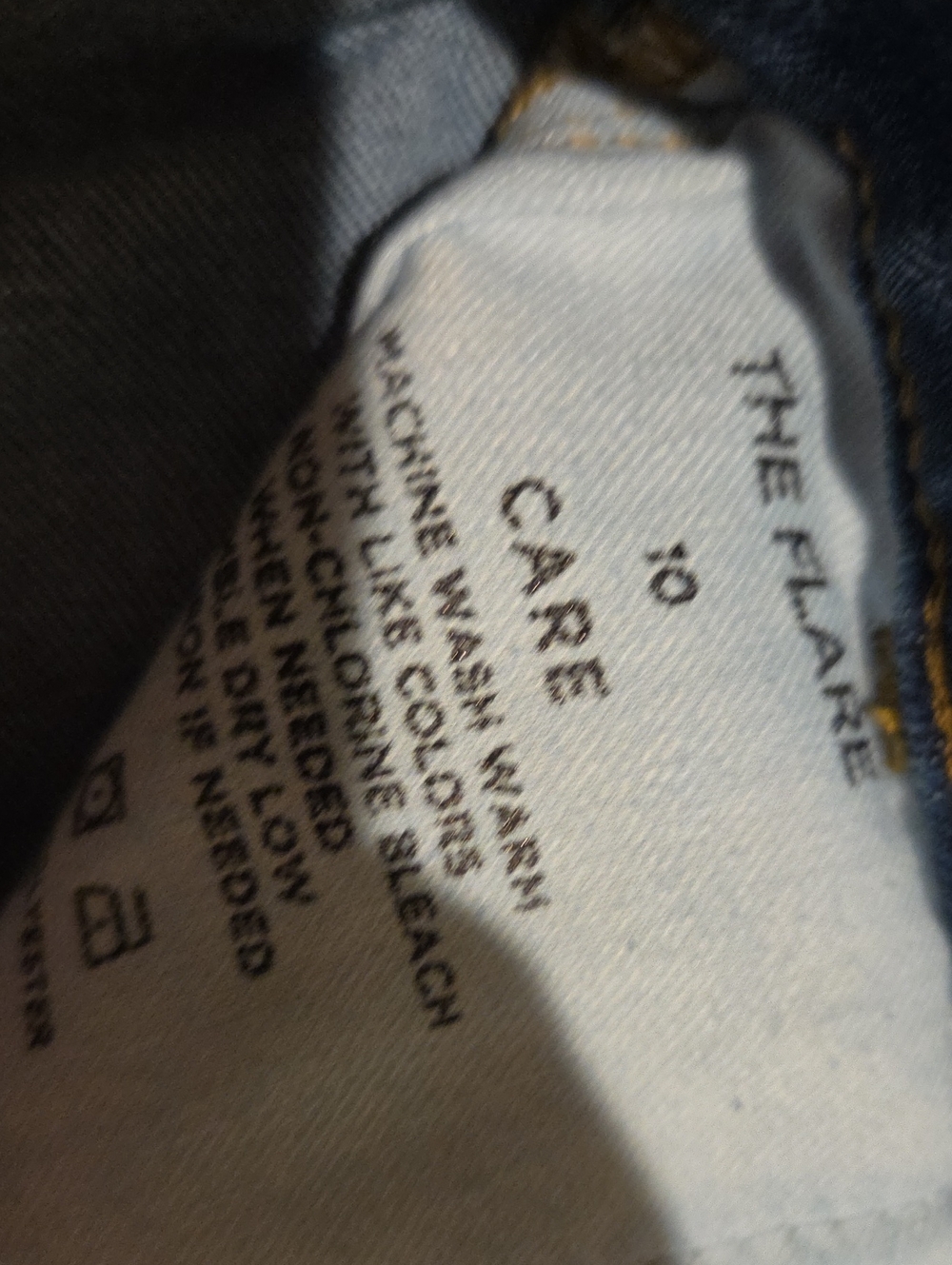 ❤️ ANN TAYLOR HIGH RISE FLARE JEANS, 10 (30) - Picture 5 of 8